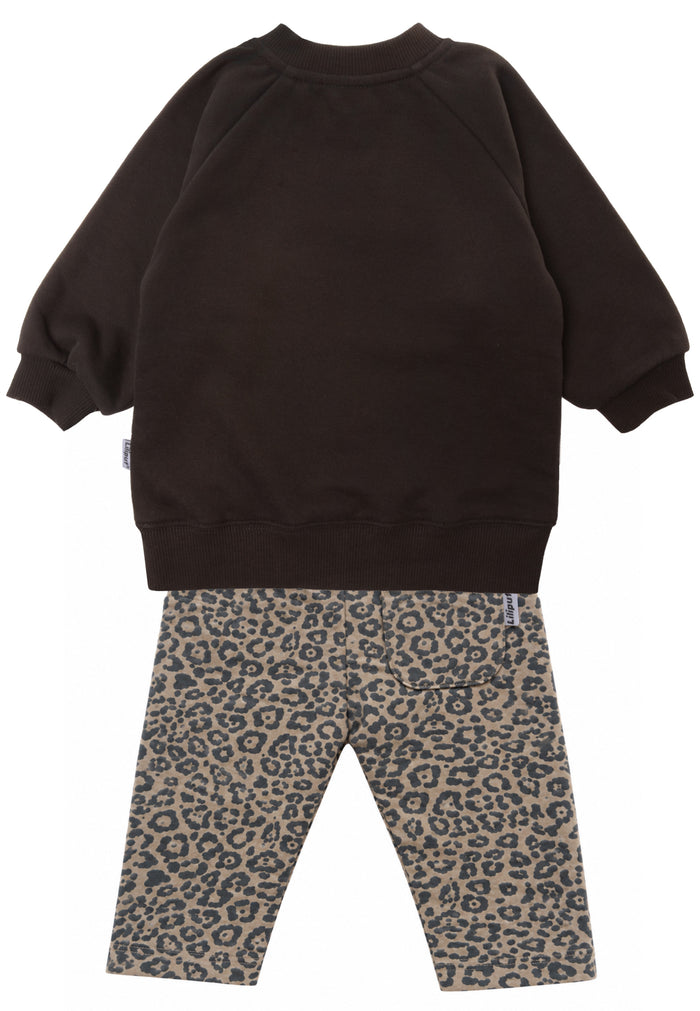 2-teiliges Set mit Amore-Sweatshirt und Leo-Hose