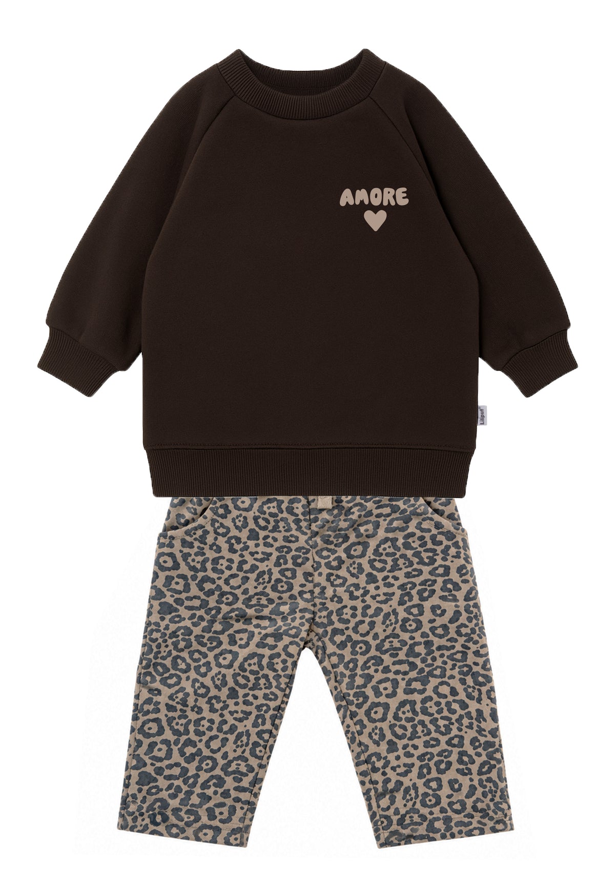 2-teiliges Set mit Amore-Sweatshirt und Leo-Hose