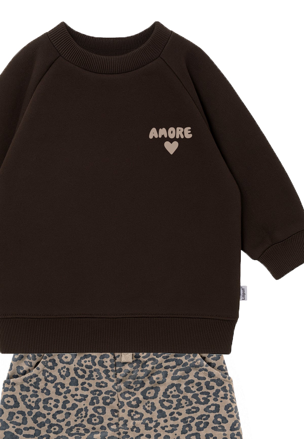 2-teiliges Set mit Amore-Sweatshirt und Leo-Hose