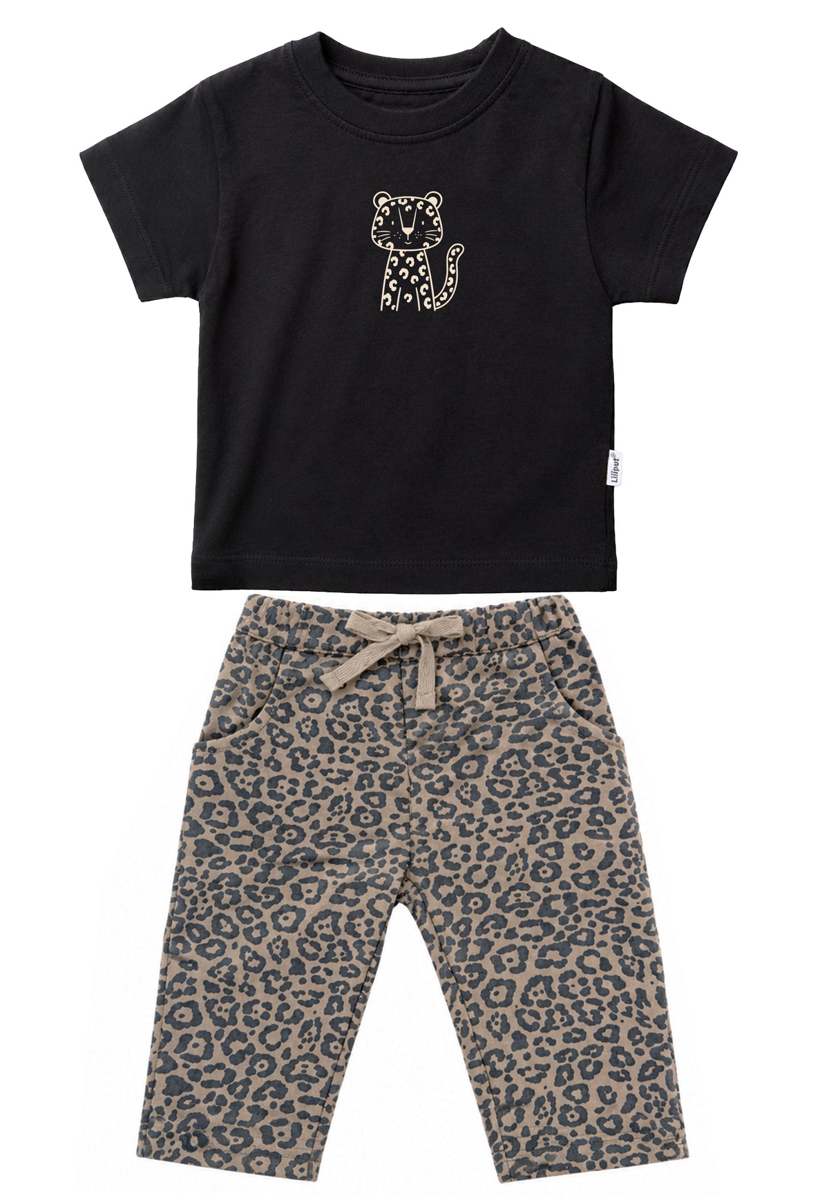 2-teiliges Set mit Leo-Hose und Leo-Shirt