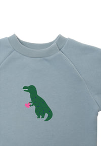 Detailansicht des Dino Frontprints.