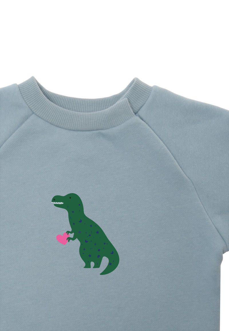Detailansicht des Dino Frontprints.