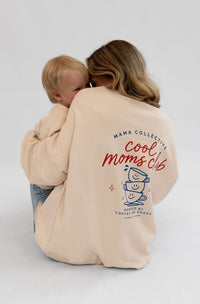Erwachsenen Sweatshirt beige Cool Moms Club