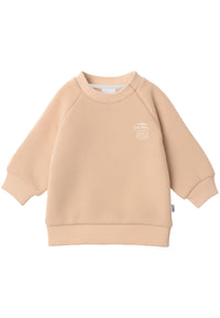 Kinder Sweatshirt „Pancakes for Breakfast“ Beige