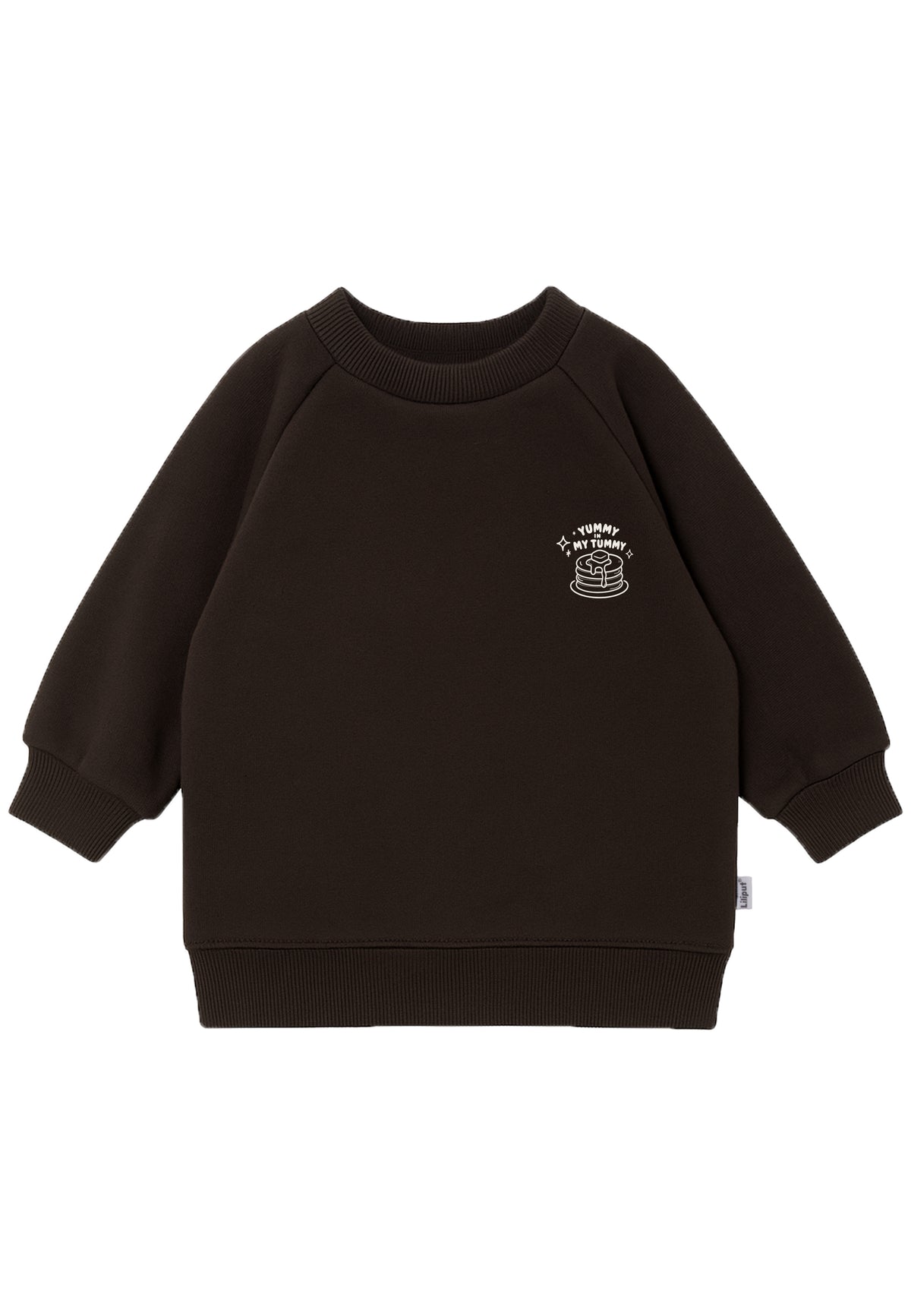 Kinder Sweatshirt „Pancakes for Breakfast“ Braun