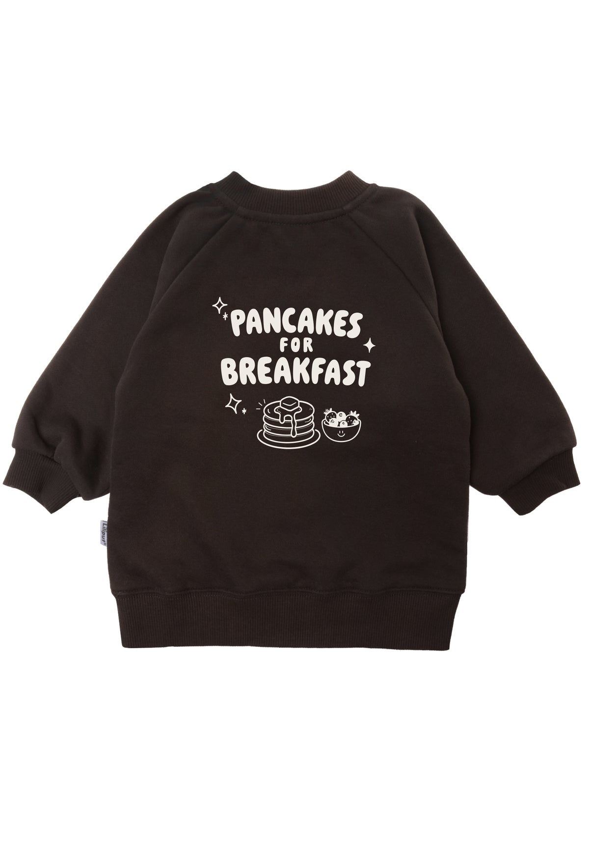 Kinder Sweatshirt „Pancakes for Breakfast“ Braun