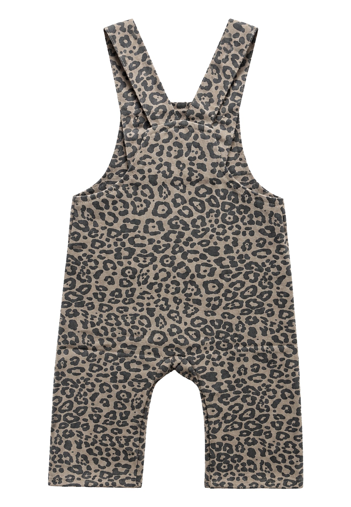 Latzhose mit Leo-Print