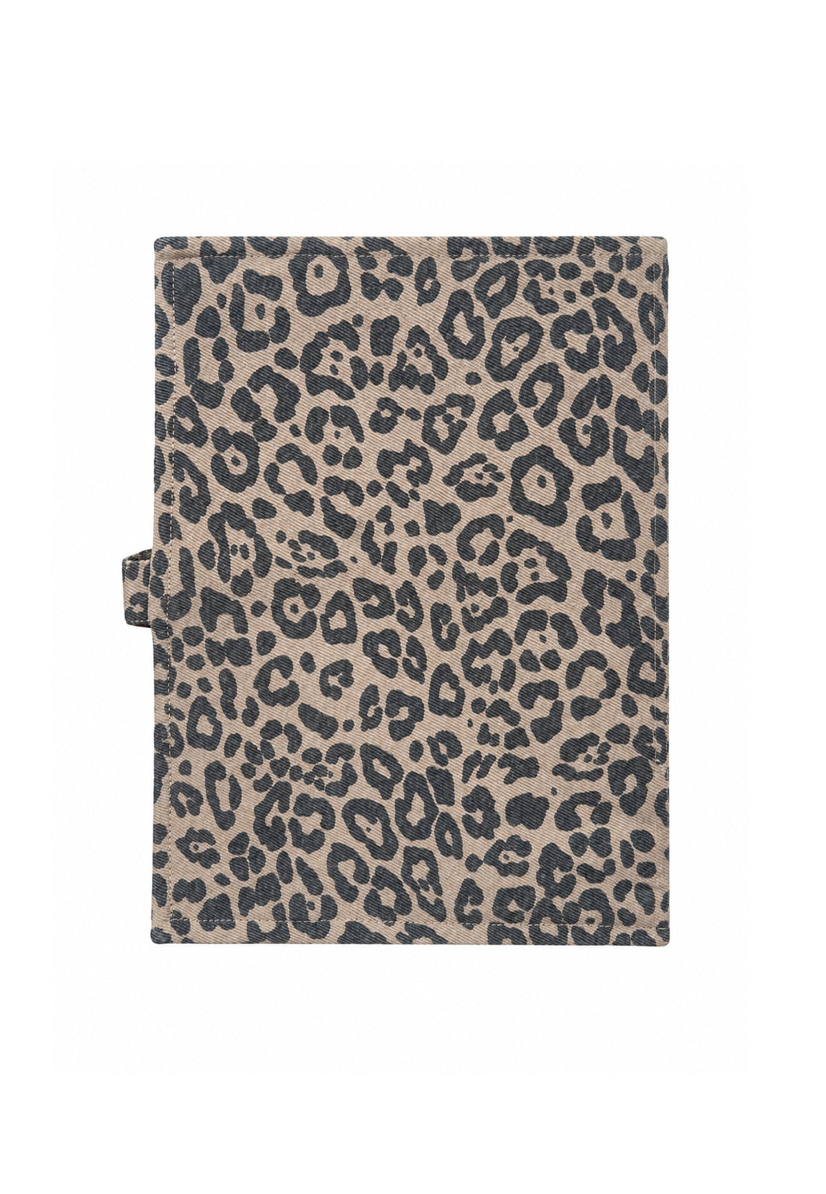U-Heft-Hülle mit Leo-Print