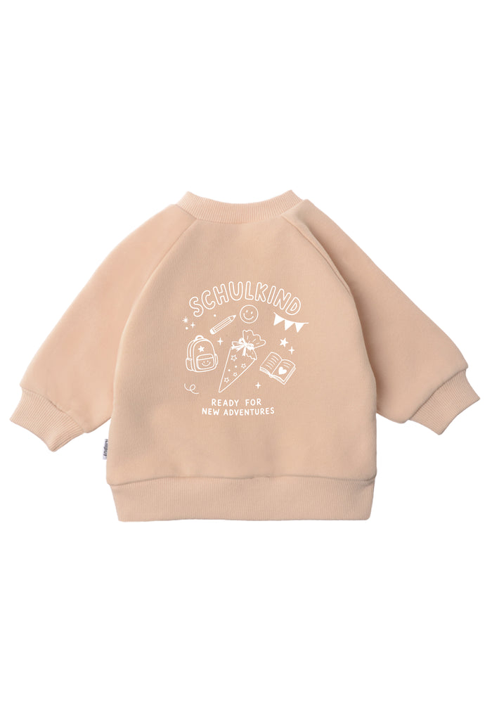 Kinder Sweatshirt "Schulkind" Beige