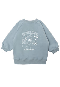 Kinder Sweatshirt "Schulkind" Hellblau