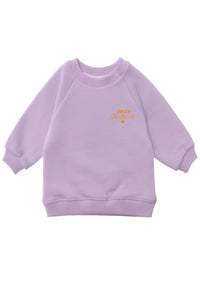 Kinder Sweatshirt "Endlich Schulkind" Flieder