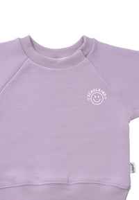 Kinder Sweatshirt "Schulkind" Flieder