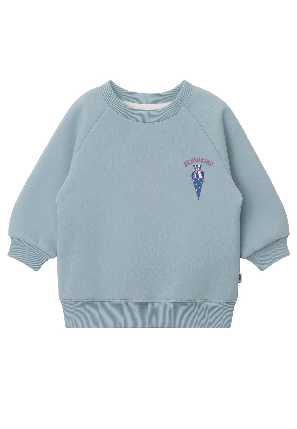 Kinder Sweatshirt "Schulkind Schultüte" Hellblau