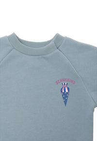 Kinder Sweatshirt "Schulkind Schultüte" Hellblau