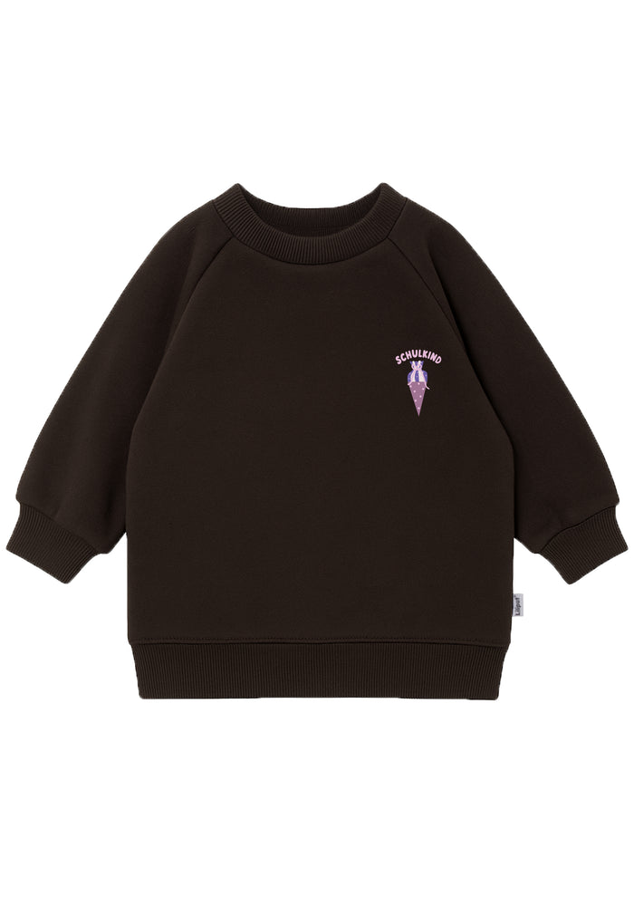 Kinder Sweatshirt "Schulkind Schultüte" Braun