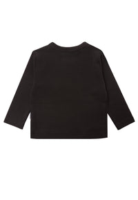 2-teiliges Set mit Leo-Latzhose und Langarmshirt