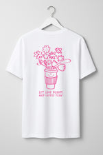 Erwachsenen T-Shirt Let love Bloom