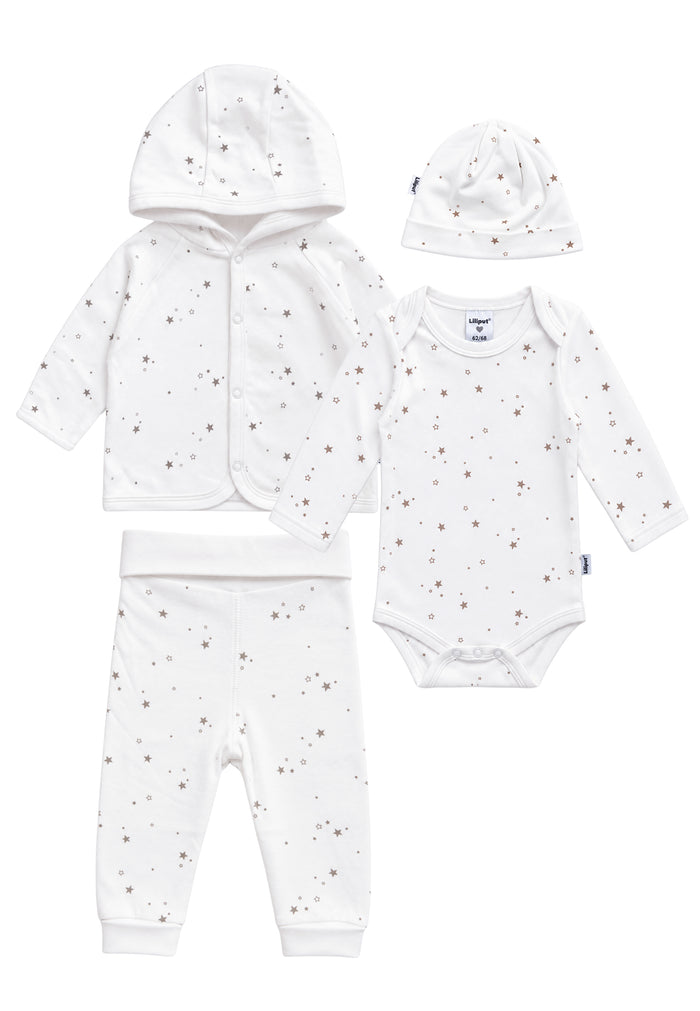 Baby-Set 4 teilig mit Sternen Print