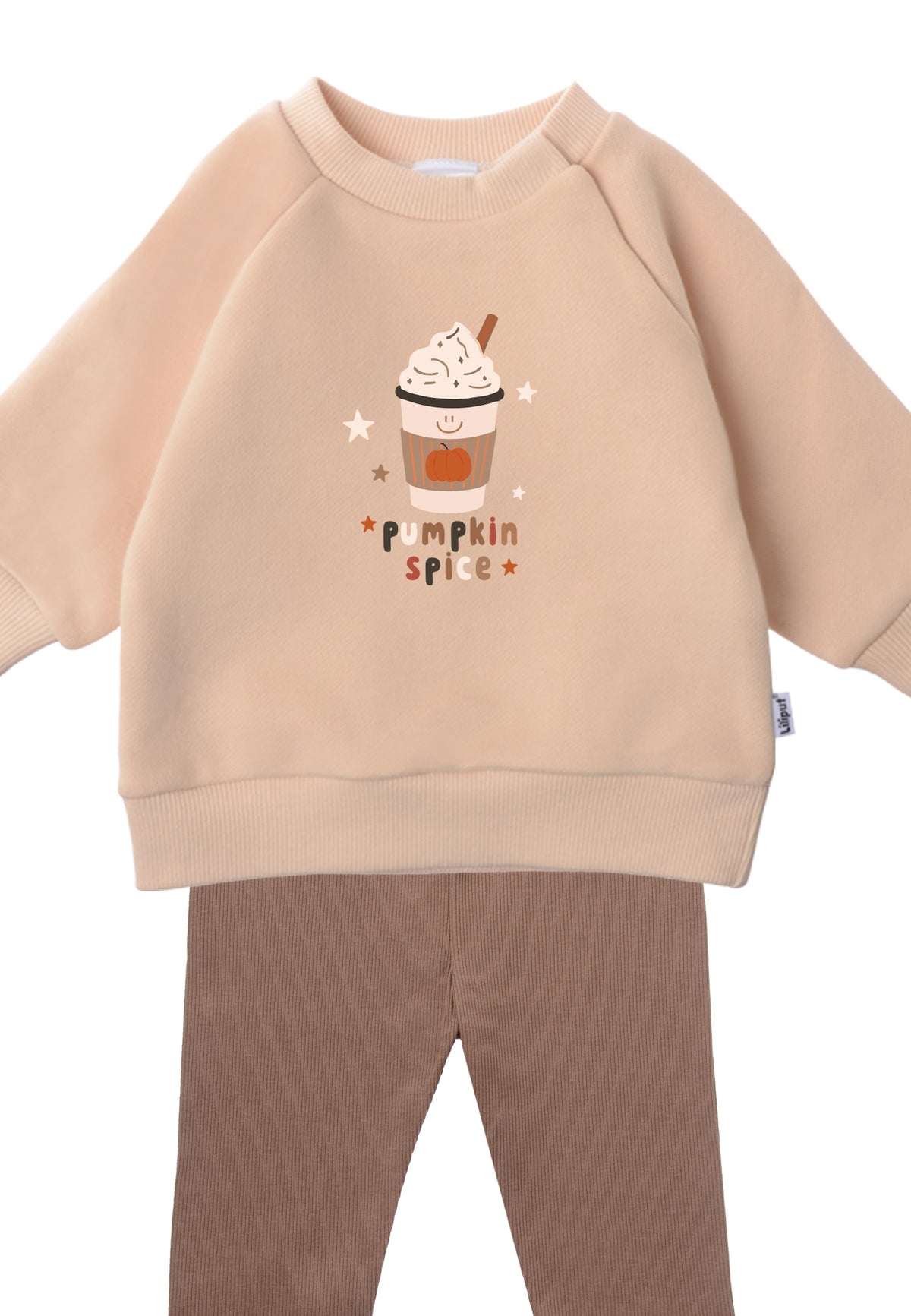 2-teiliges Set mit Pumpkin-Spice-Sweatshirt und Leggings