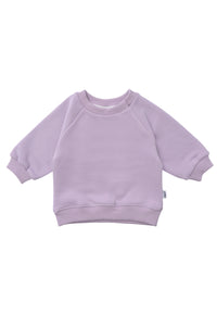 Kuschelweiches Sweatshirt in flieder.