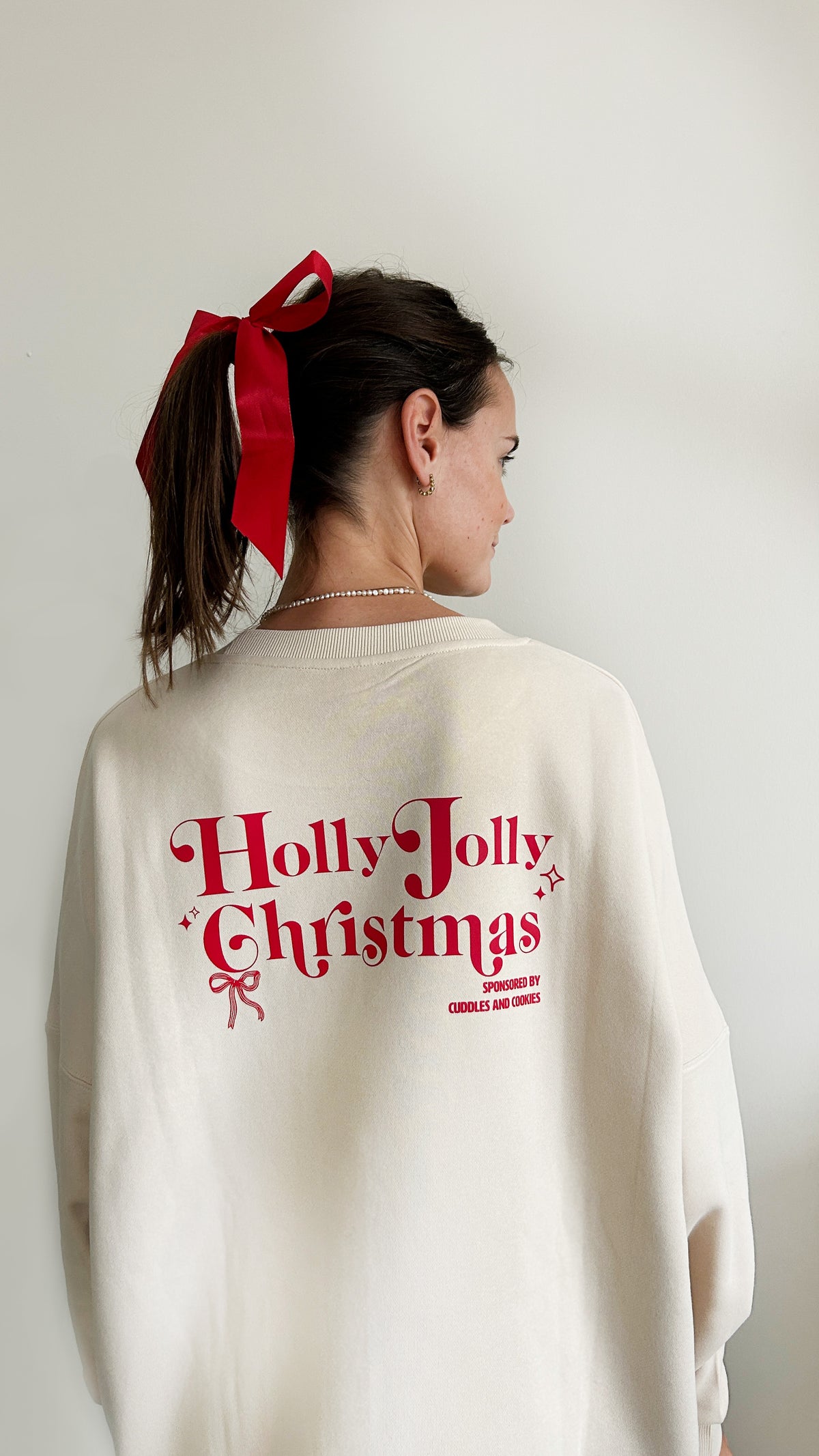 Erwachsenen Sweatshirt XMAS Holly Jolly