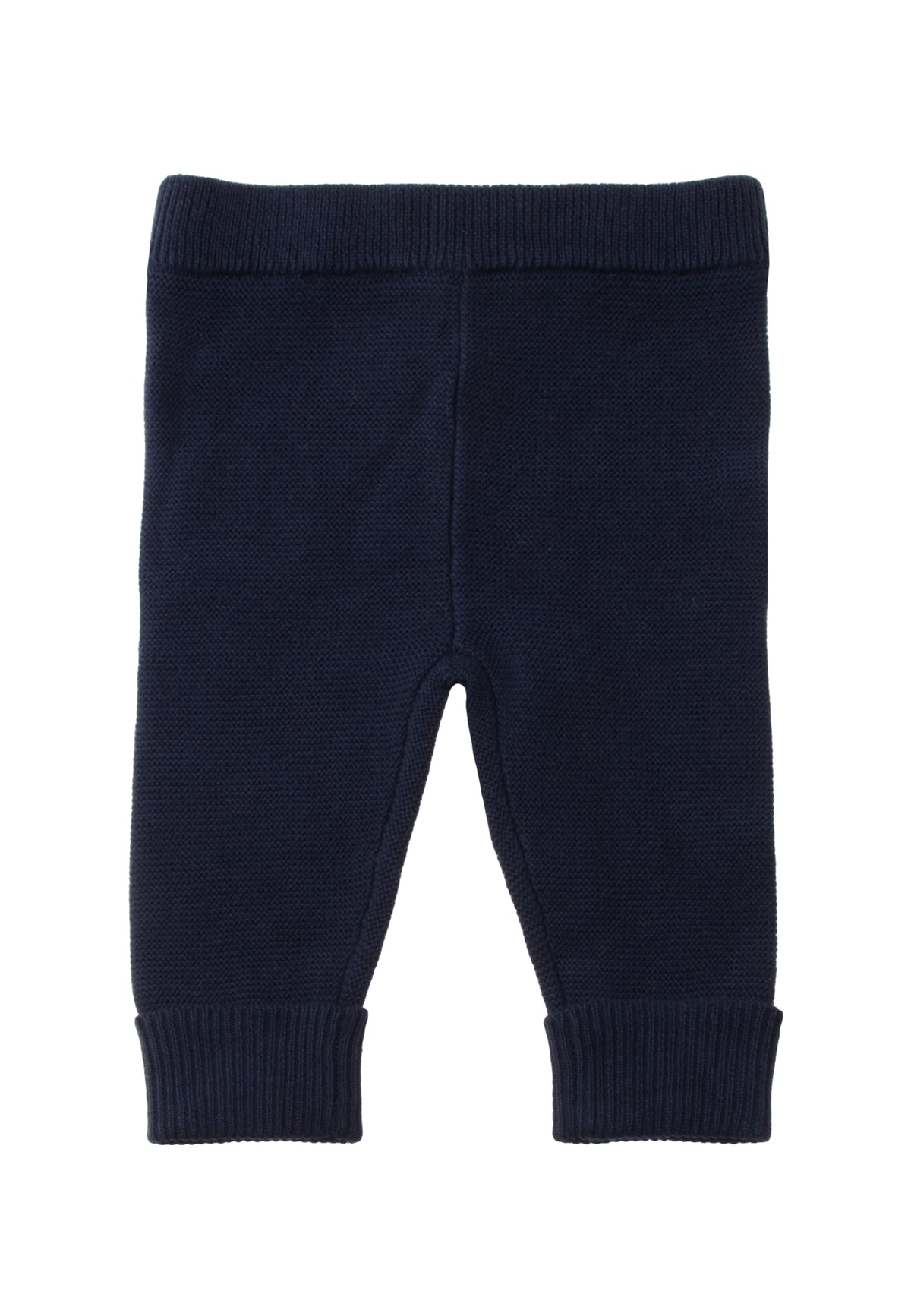 Strickhose mit weichem Bund in marine