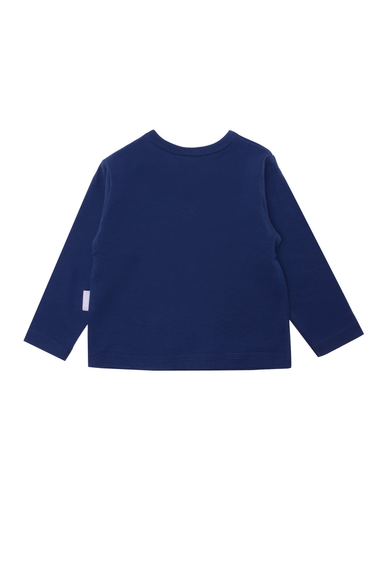 Set aus Langarmshirt und Halstuch aus Bio-Baumwolle