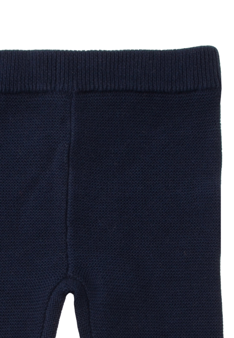 Detailfoto Strickhose für Babies mit umgeschlagenem Saum