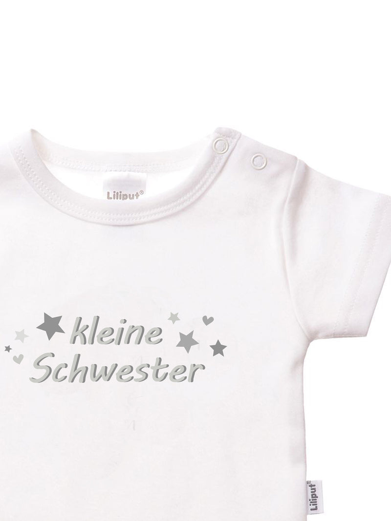 Shirtbody mit Aufdruck kleine Schwester