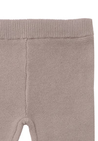 Detailfoto Strickhose für Babies in taupe