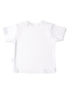 Rückseite weißes Bio Baumwoll T-Shirt
