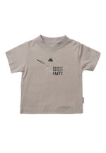 T-Shirt in khaki aus Bio Baumwolle mit Aufdruck "whaley whaley cute"