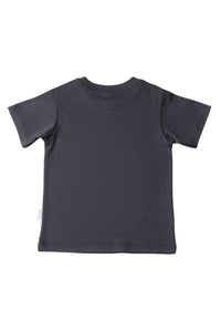 Rückseite T-Shirt in anthrazit 