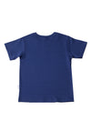 Rückseite T-Shirt in dunkelblau aus Bio-Baumwolle