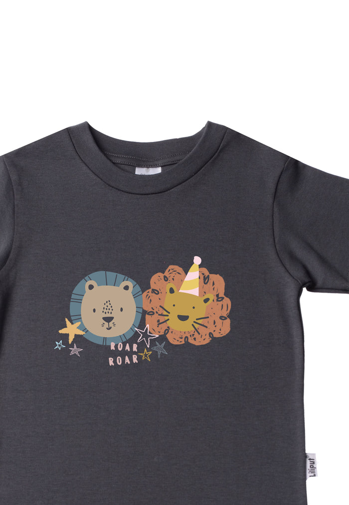 Detailfoto Print "Löwe und Tiger Roar"