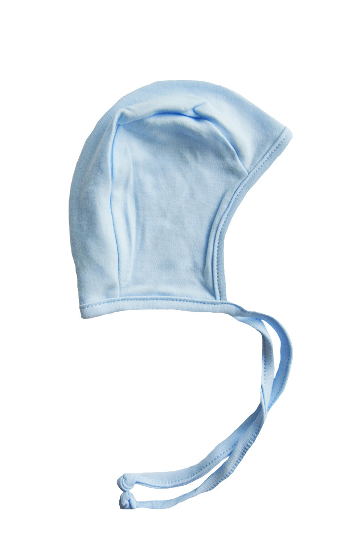 Bindemütze hellblau