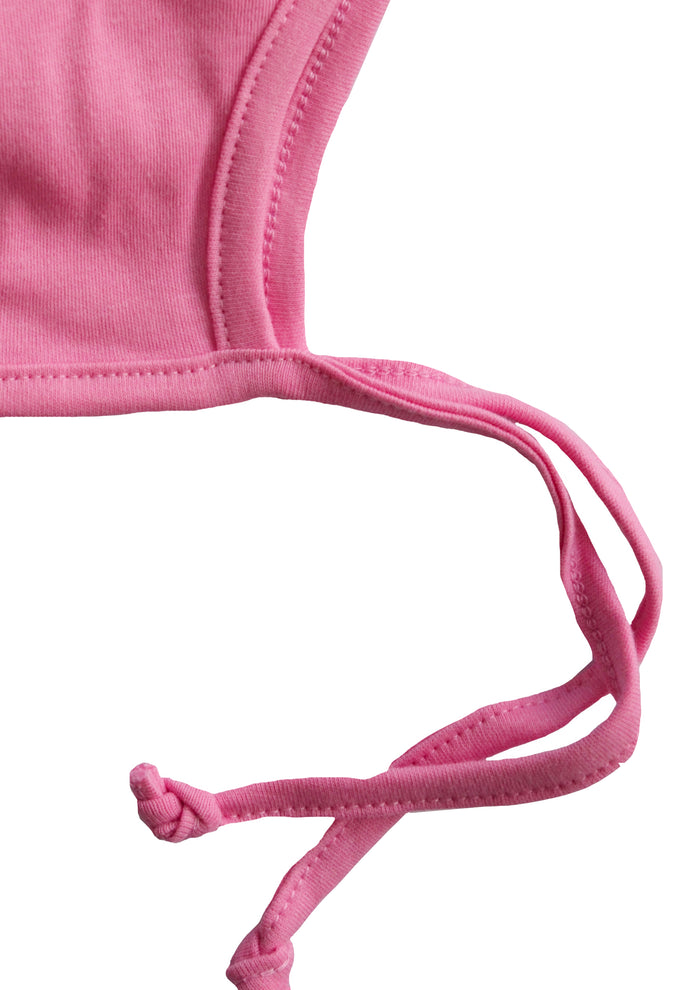pinkes Bindemützchen
