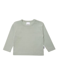 Langarmshirt in der schönen Farbe schilf.