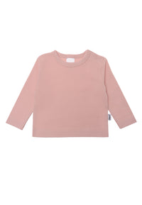 Langarmshirt in rosè.