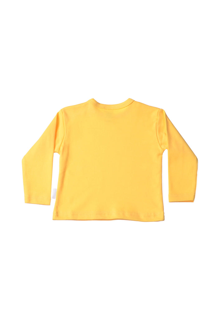 Langarmshirt gelb Rückansicht