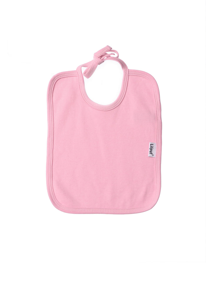 Lätzchen aus Baumwolle in rosa.