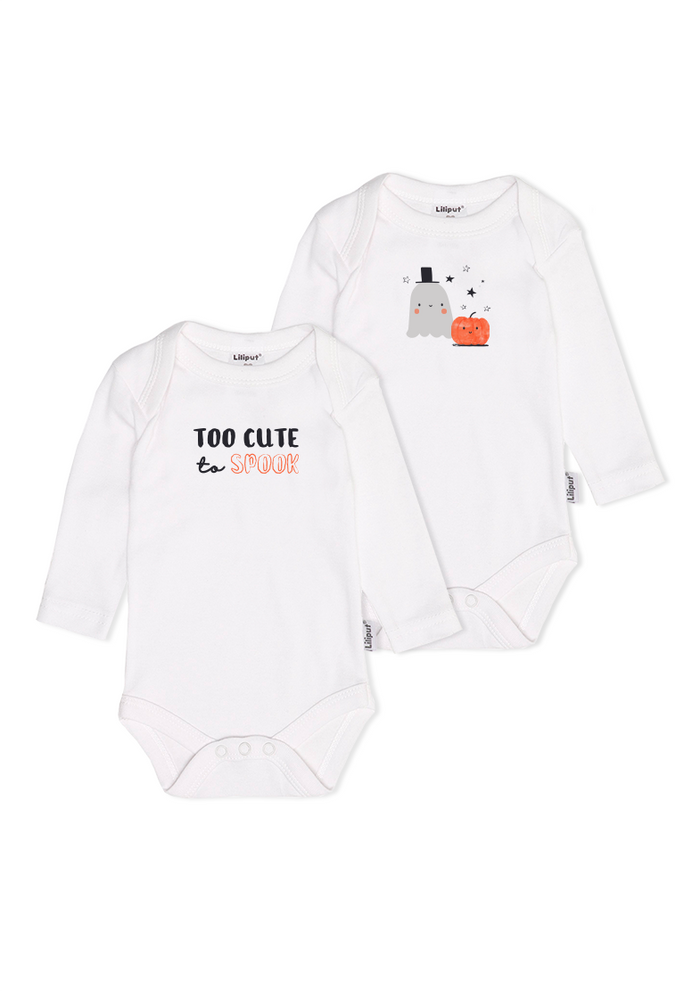2er-Pack Langarm-Amineckbodys mit Spook