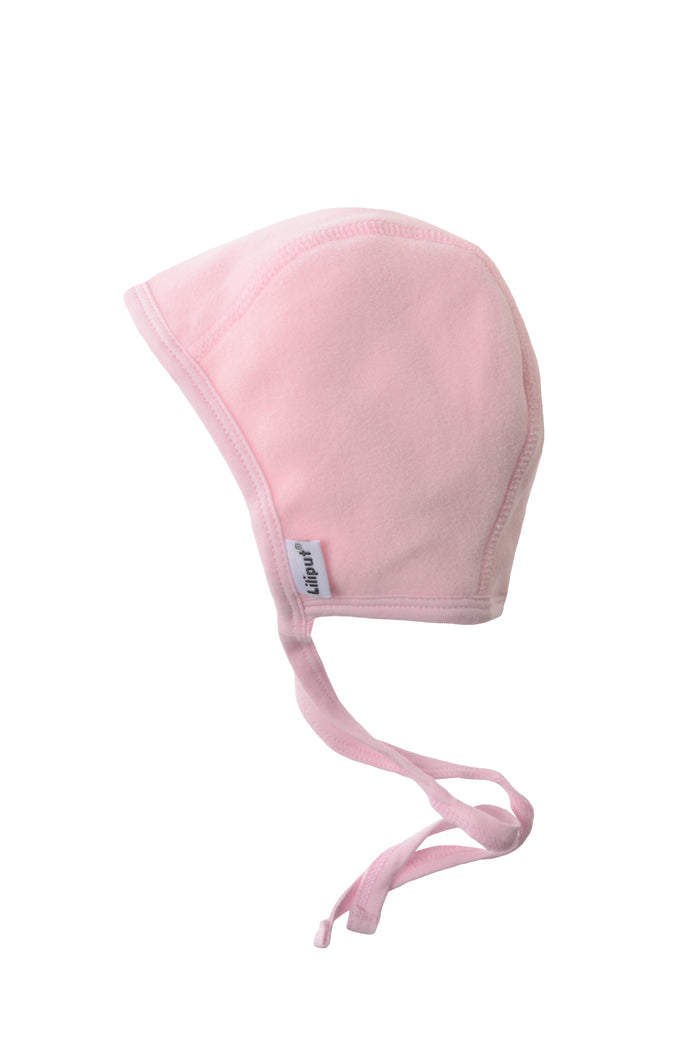 Bindemütze aus Fleece in Rosa