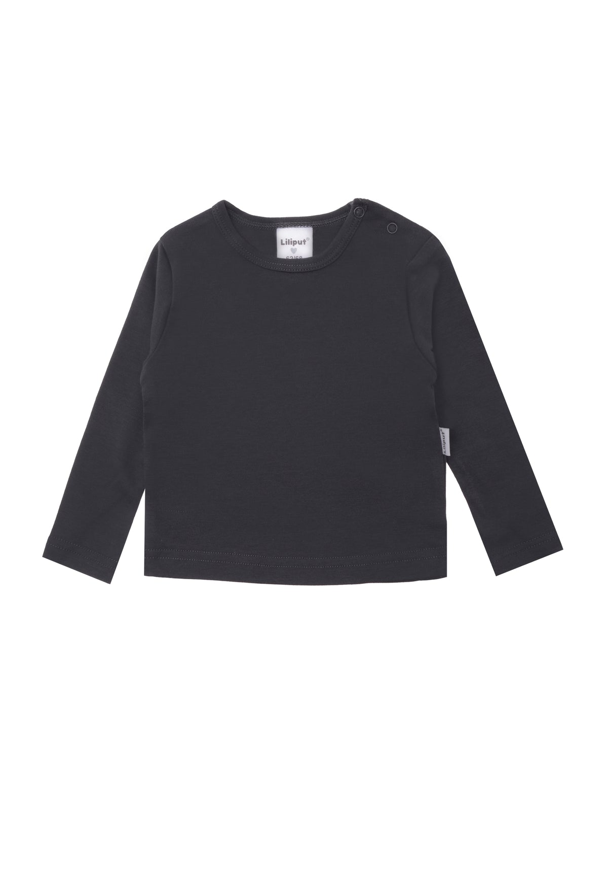 Langarmshirt in Anthrazit
