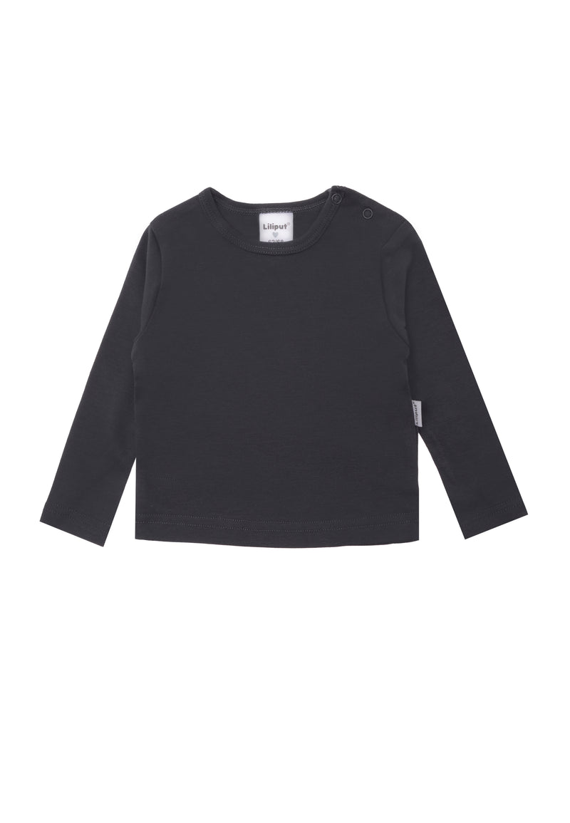 Langarmshirt in Anthrazit