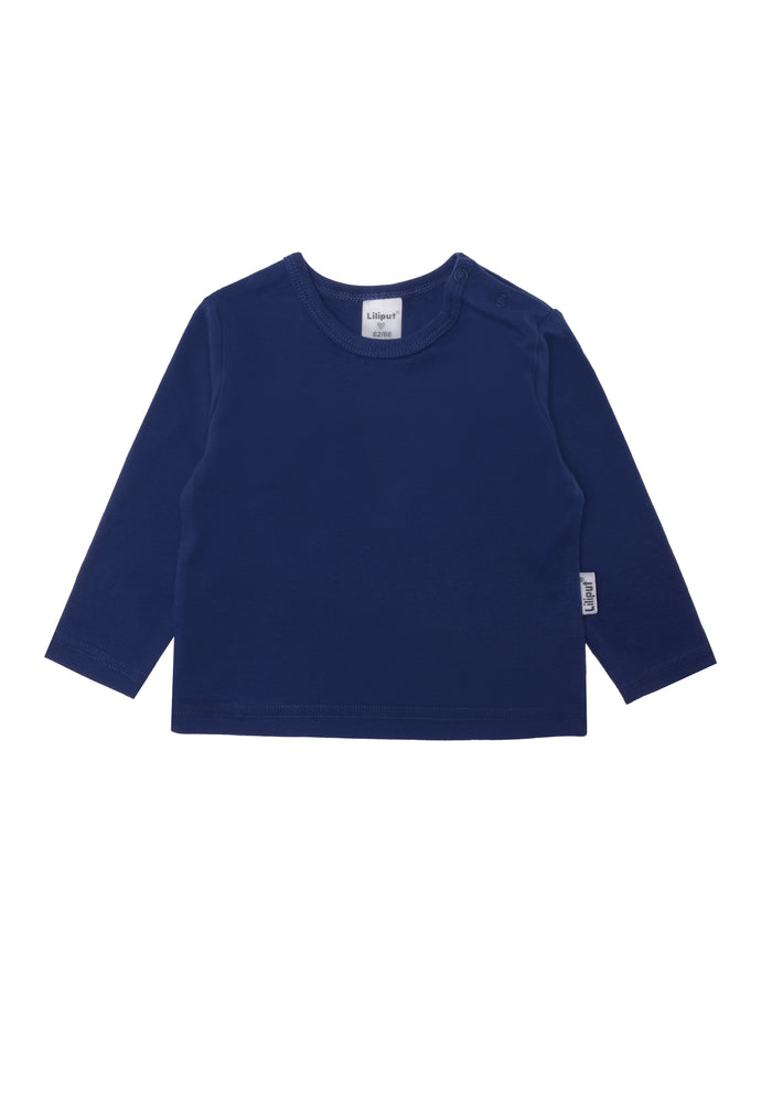 Langarmshirt aus Bio-Baumwolle marine