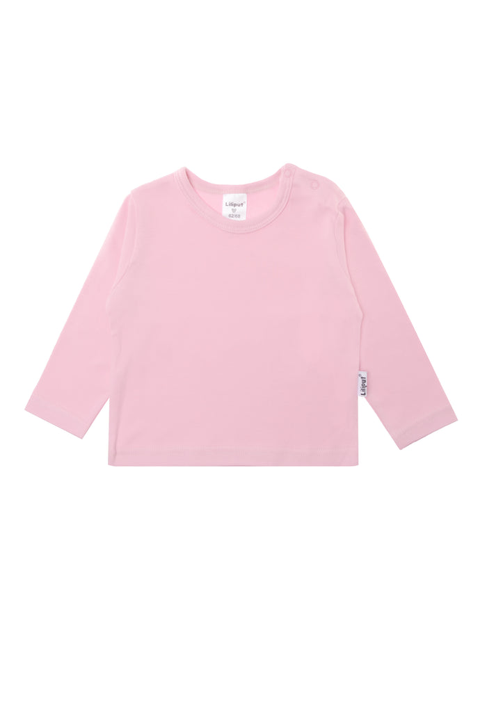 Langarmshirt aus Bio-Baumwolle in rosa