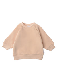 Sweatshirt in beige-sand