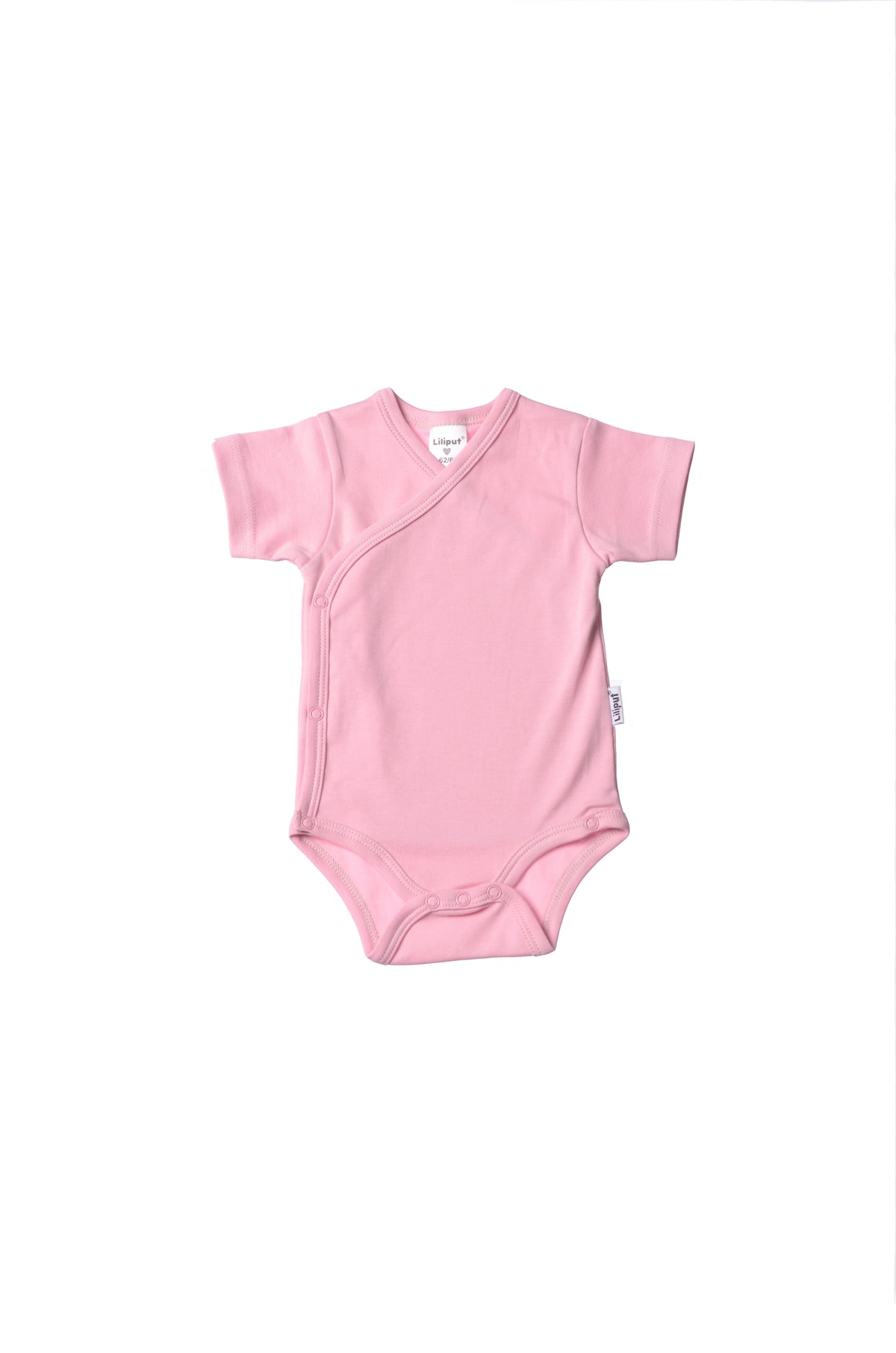 Wickelbody rosa Bio-Baumwolle