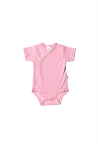Wickelbody rosa Bio-Baumwolle